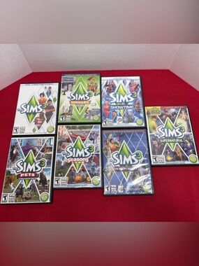The Sims 3 PC Games Lot of 7